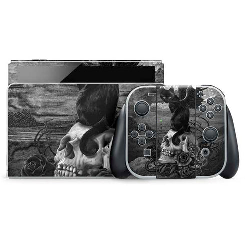 Alchemy Nine Lives of Poe Nintendo Switch OLED (2021) Skin